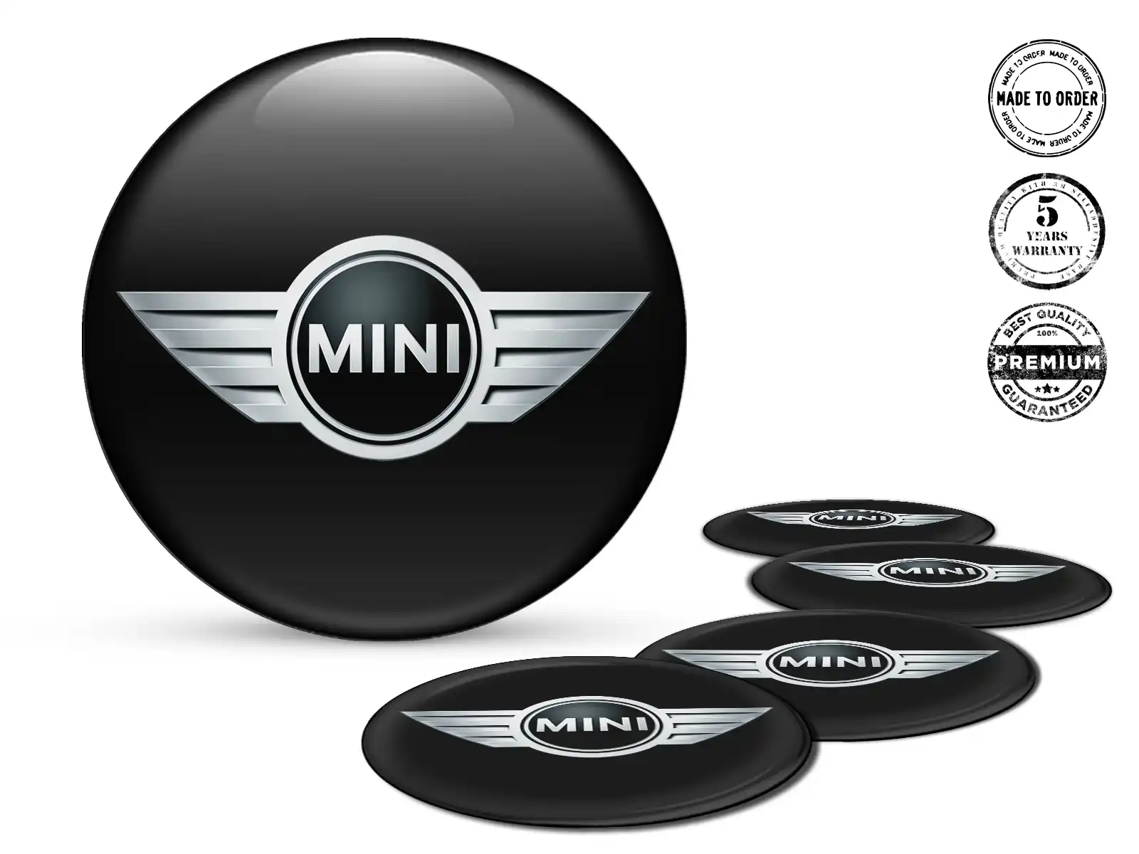 Mini Cooper Calcomanías Bombadas Personalizadas Etiquetas de Autos